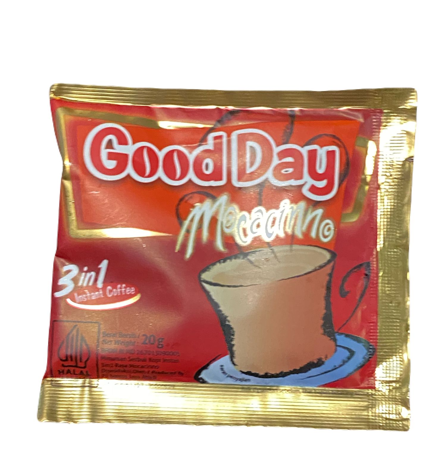 Good Day 3in1 Instant Coffee Mocaccino 20g